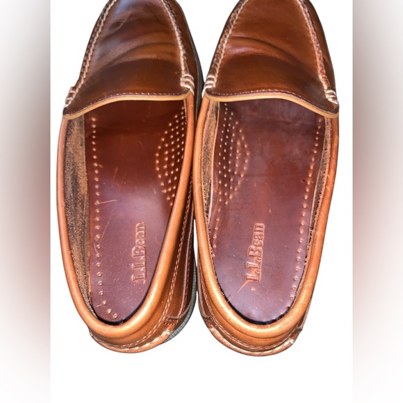 LL Bean Men’s Loafers Slip-ons Leather Shoes Size 9 - Picture 10 of 12